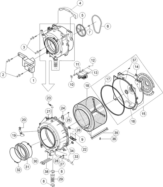 Diagram for MAH2440AGW