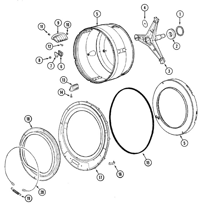 Diagram for MAH3000AWQ