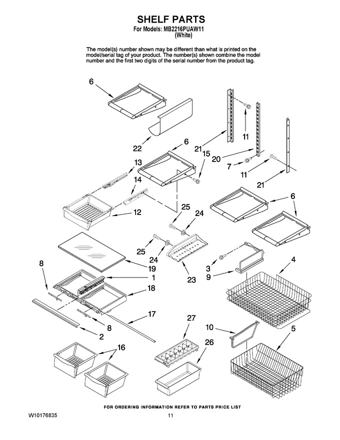 Diagram for MB2216PUAW11