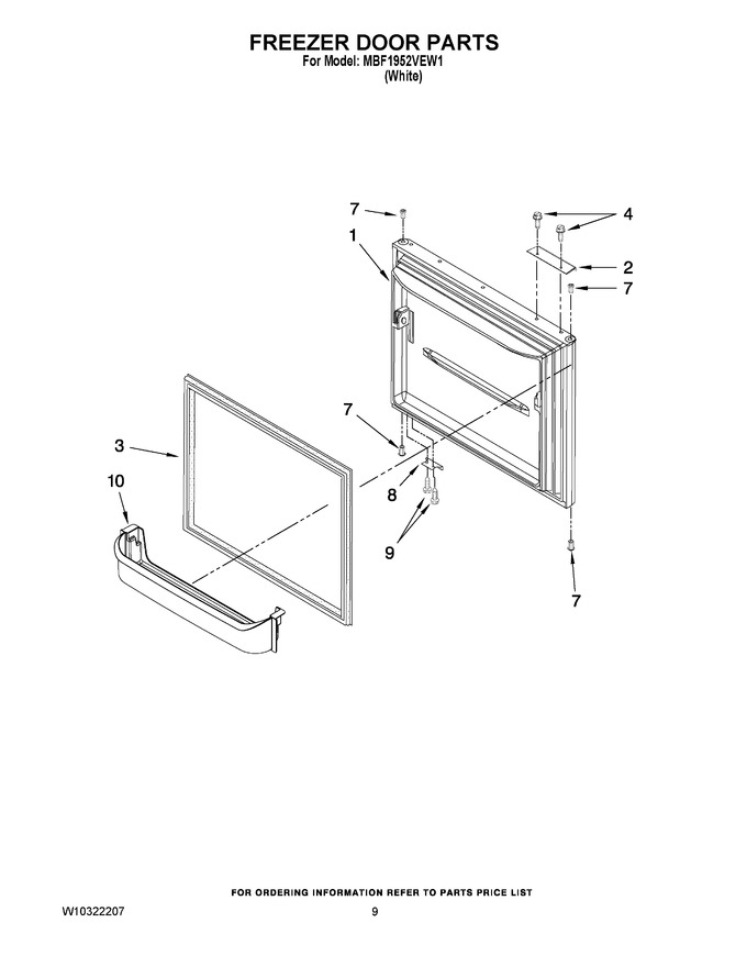 Diagram for MBF1952VEW1