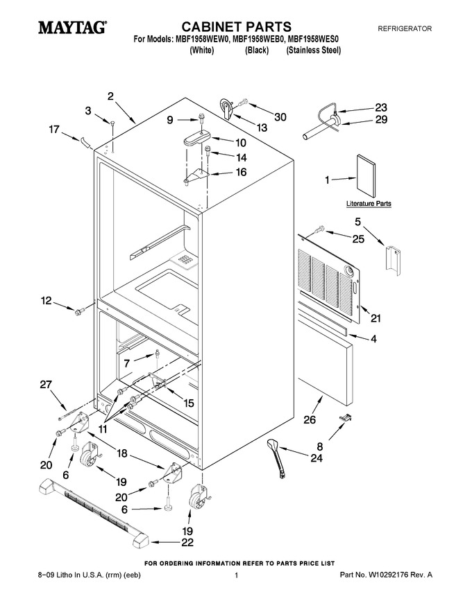 Diagram for MBF1958WEB0