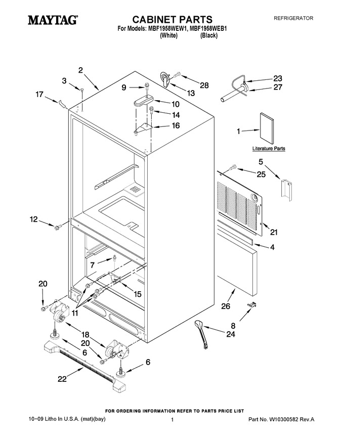 Diagram for MBF1958WEB1
