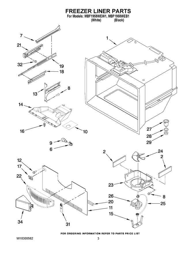 Diagram for MBF1958WEW1