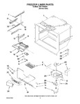 Diagram for 02 - Freezer Liner Parts