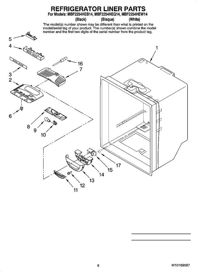 Diagram for MBF2254HEW14