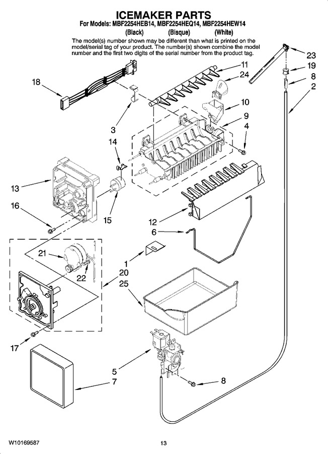 Diagram for MBF2254HEW14