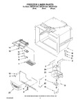 Diagram for 02 - Freezer Liner Parts