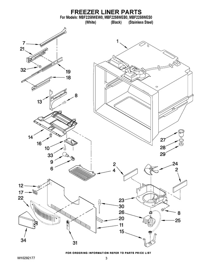 Diagram for MBF2258WEB0