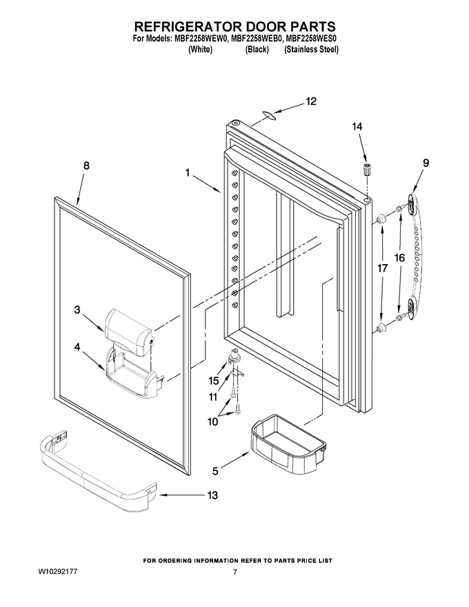 Diagram for MBF2258WEW0