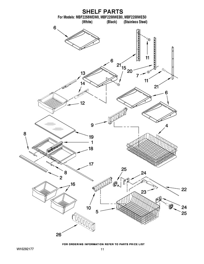 Diagram for MBF2258WEW0