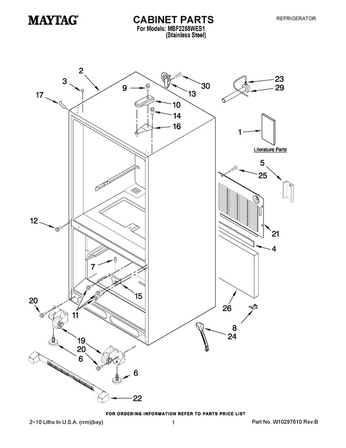 Diagram for MBF2258WES1