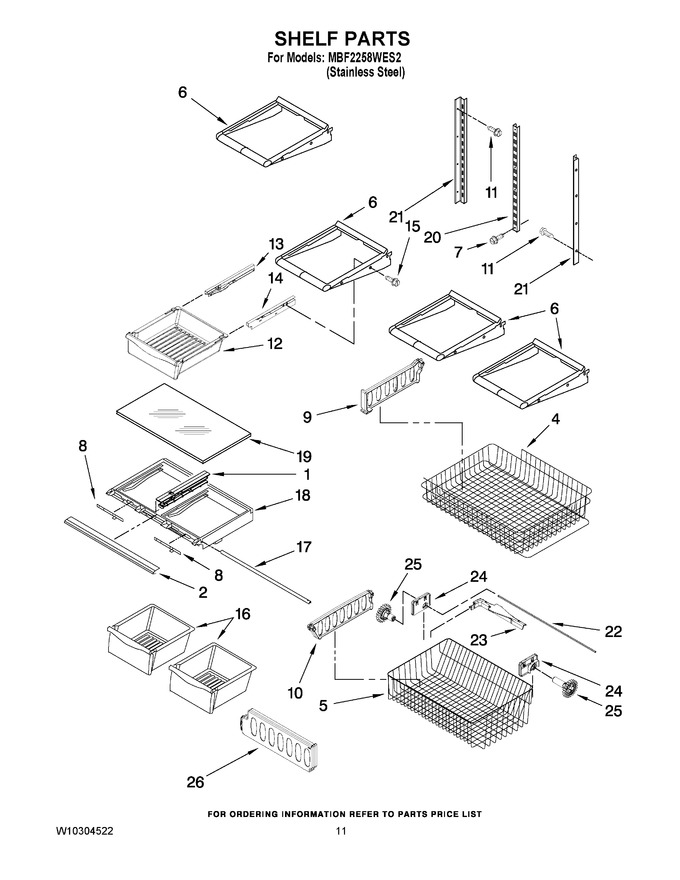 Diagram for MBF2258WES2