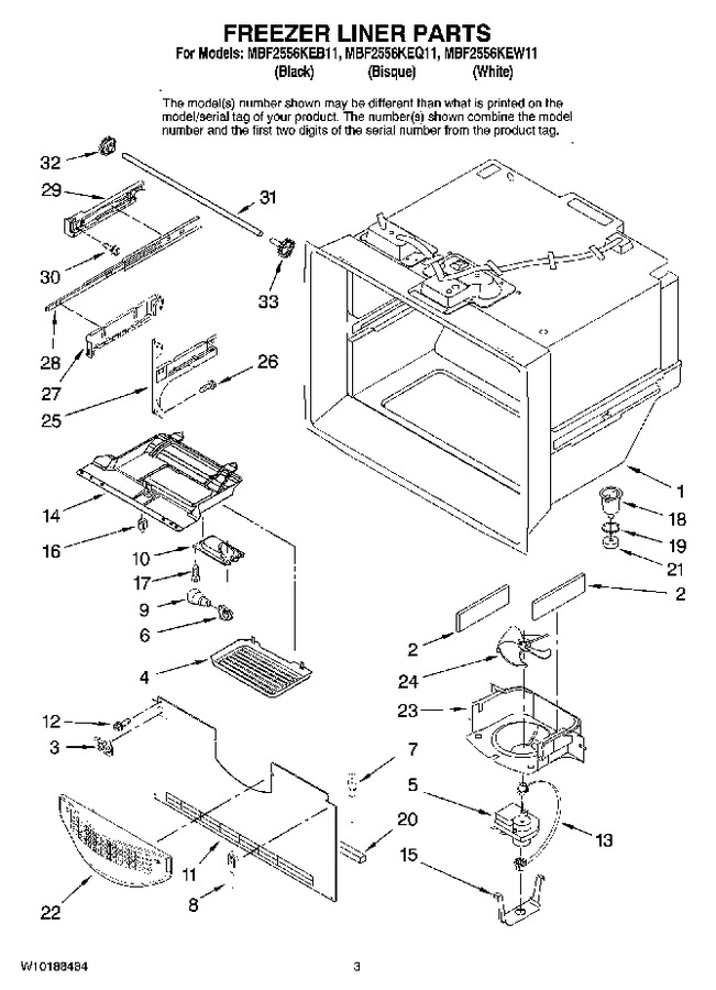 Diagram for MBF2556KEB11