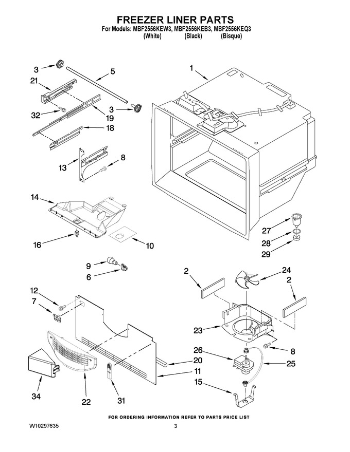 Diagram for MBF2556KEW3