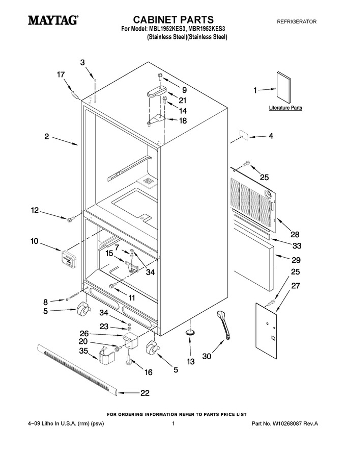 Diagram for MBR1952KES3