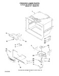 Diagram for 02 - Freezer Liner Parts