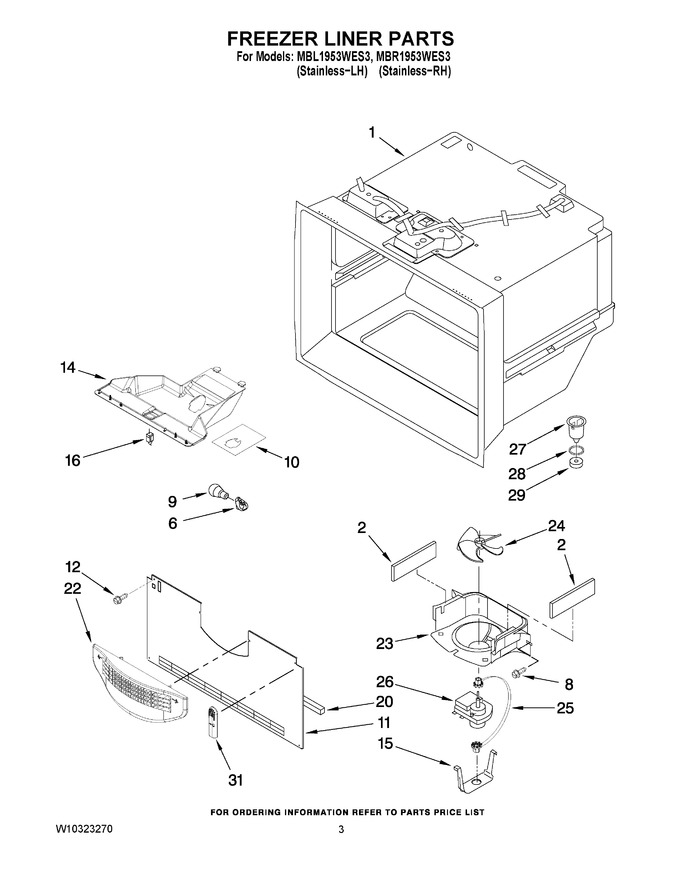 Diagram for MBR1953WES3