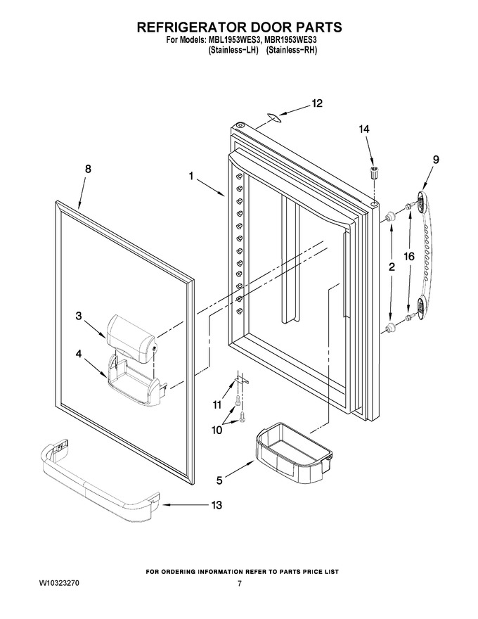 Diagram for MBR1953WES3