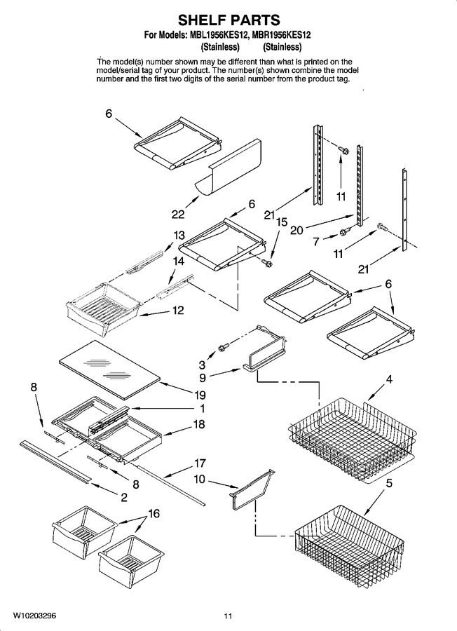 Diagram for MBR1956KES12