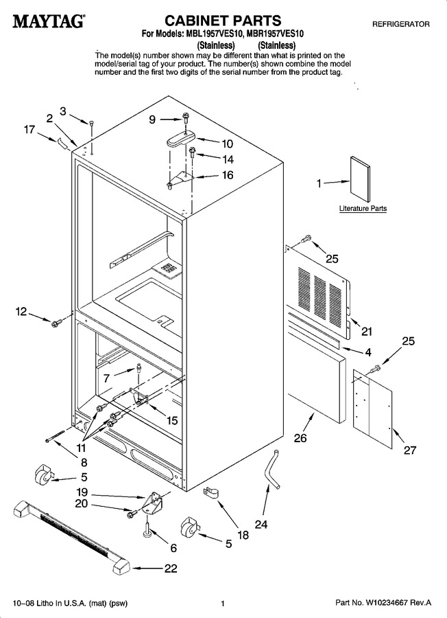 Diagram for MBR1957VES10