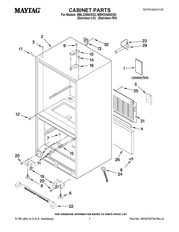Diagram for MBL2256KES3