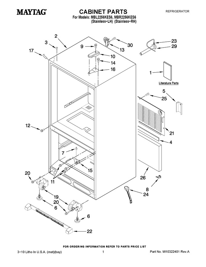 Diagram for MBL2256KES6