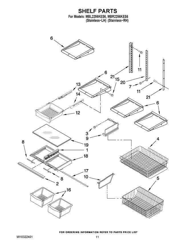 Diagram for MBR2256KES6