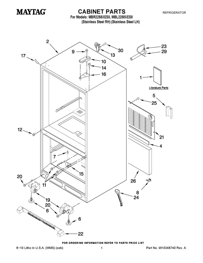 Diagram for MBR2258XES0