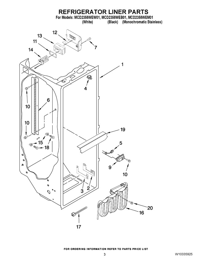 Diagram for MCD2358WEB01