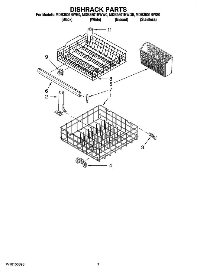 Diagram for MDB3601BWW0