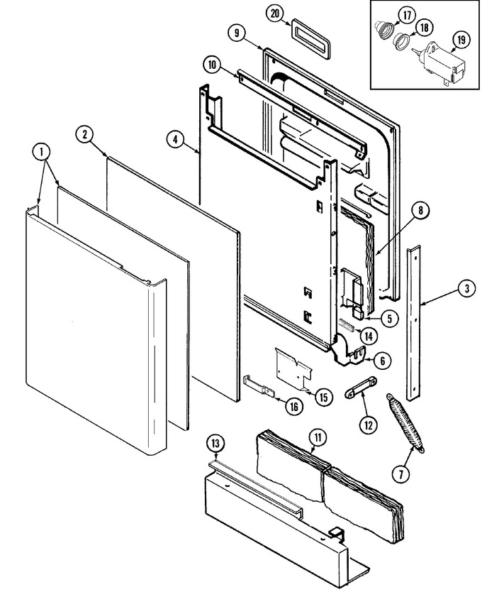 Diagram for MDB4100AWX