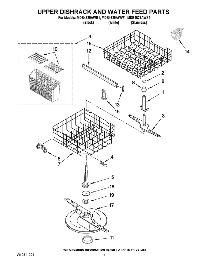 Diagram for MDB4629AWW1
