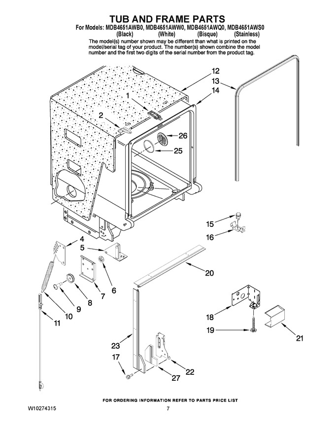 Diagram for MDB4651AWQ0