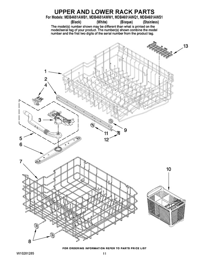 Diagram for MDB4651AWW1