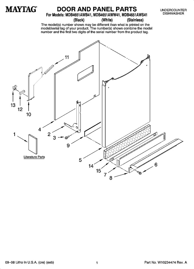 Diagram for MDB4651AWS41