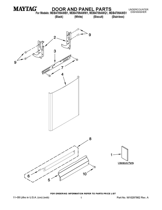 Diagram for MDB4709AWW1