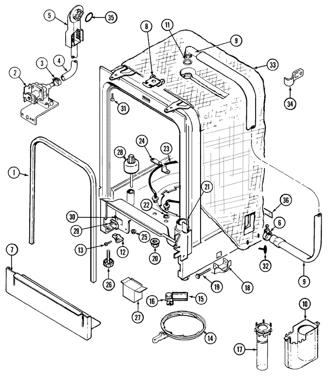 Diagram for MDB5010AWB