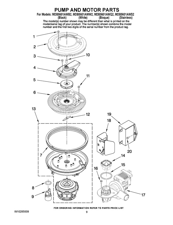 Diagram for MDB5601AWW2