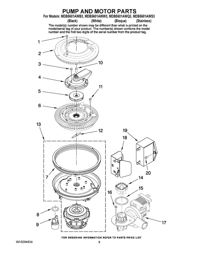 Diagram for MDB5601AWB3