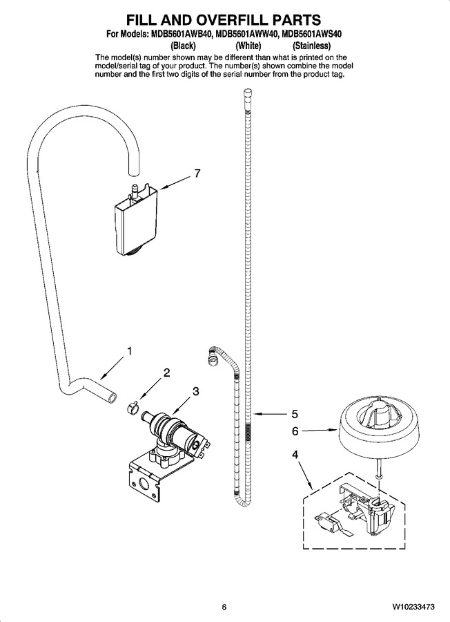 Diagram for MDB5601AWW40