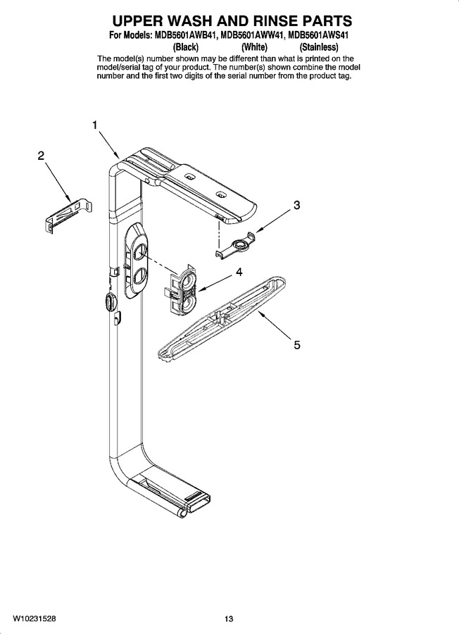 Diagram for MDB5601AWS41