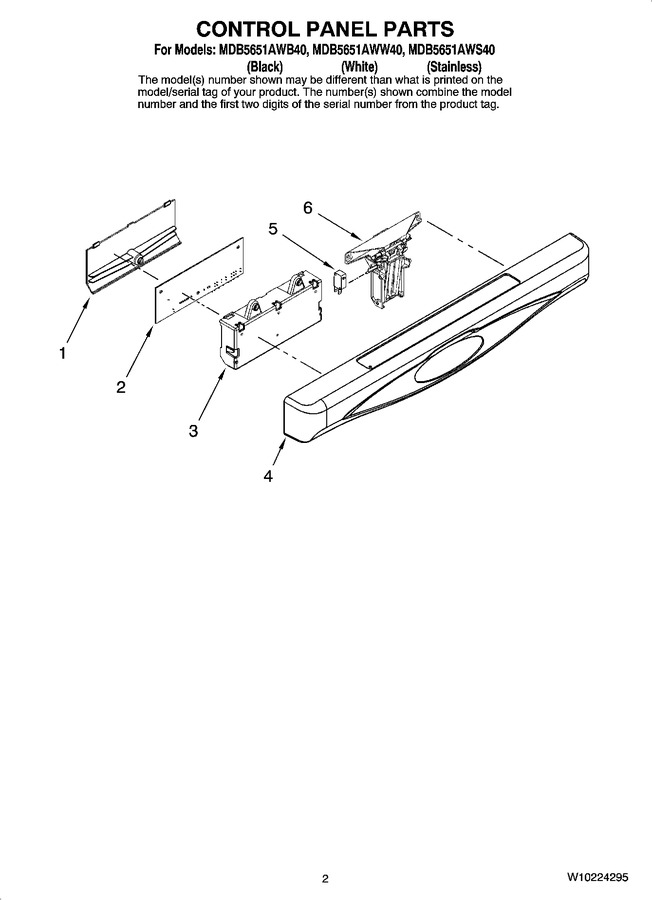 Diagram for MDB5651AWW40