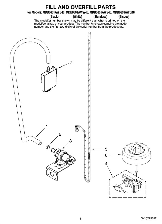 Diagram for MDB6601AWS46