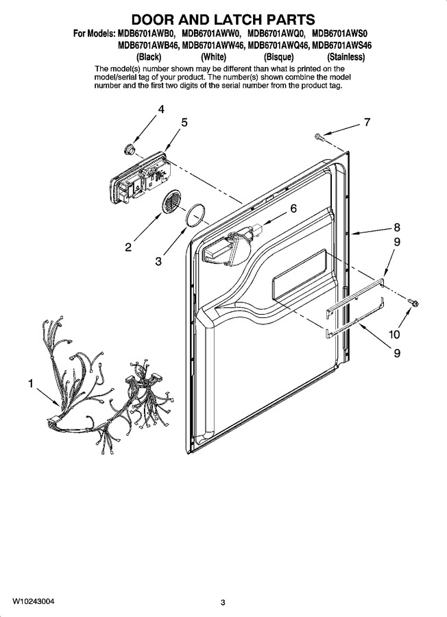 Diagram for MDB6701AWB0