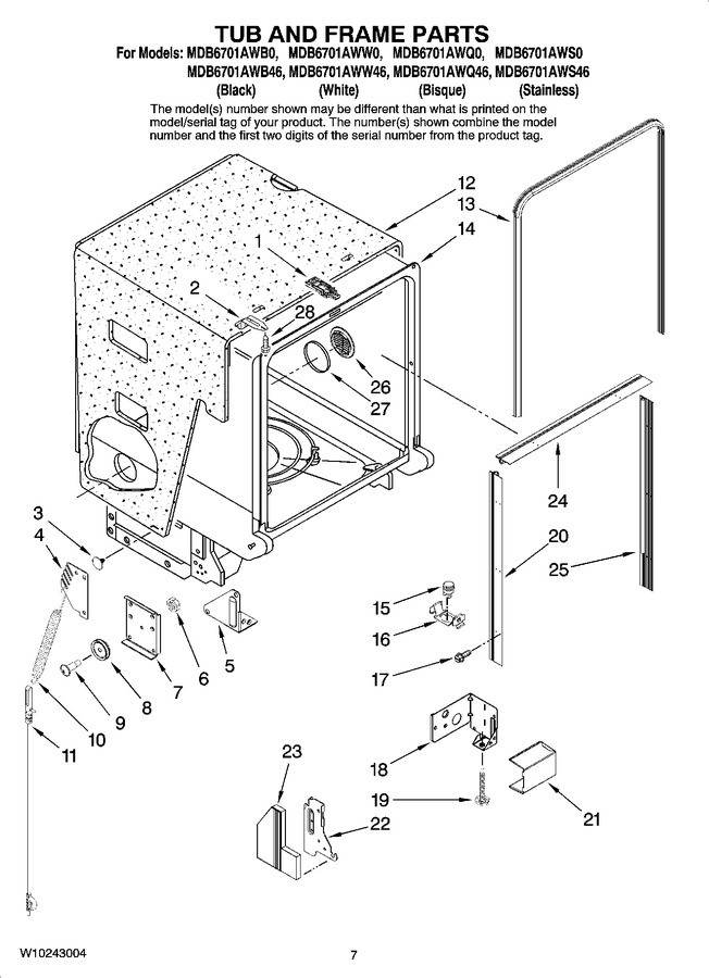 Diagram for MDB6701AWS46