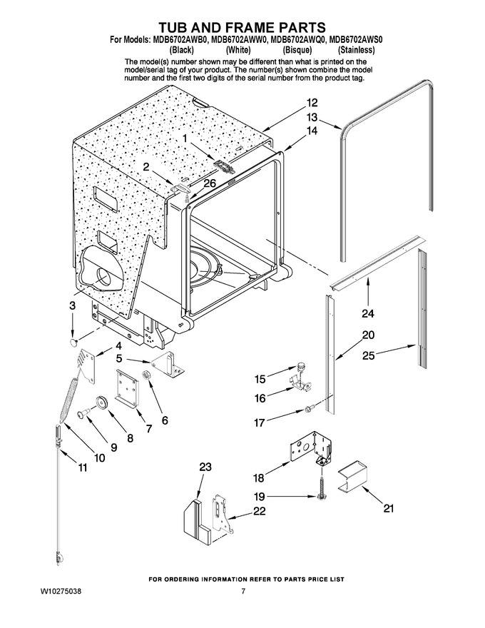 Diagram for MDB6702AWW0