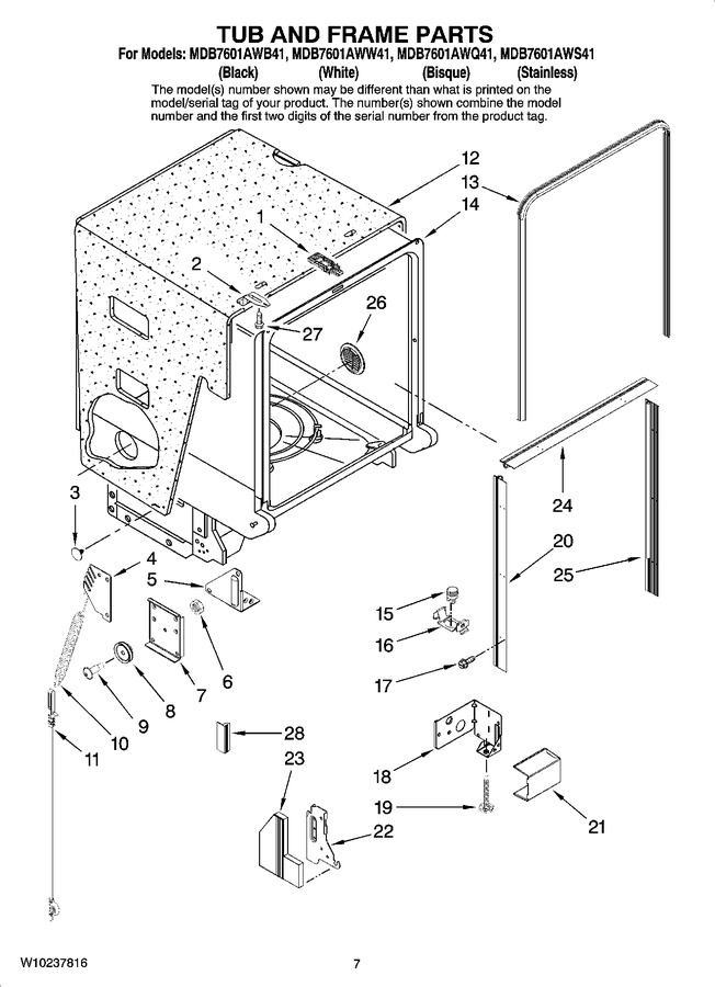 Diagram for MDB7601AWQ41
