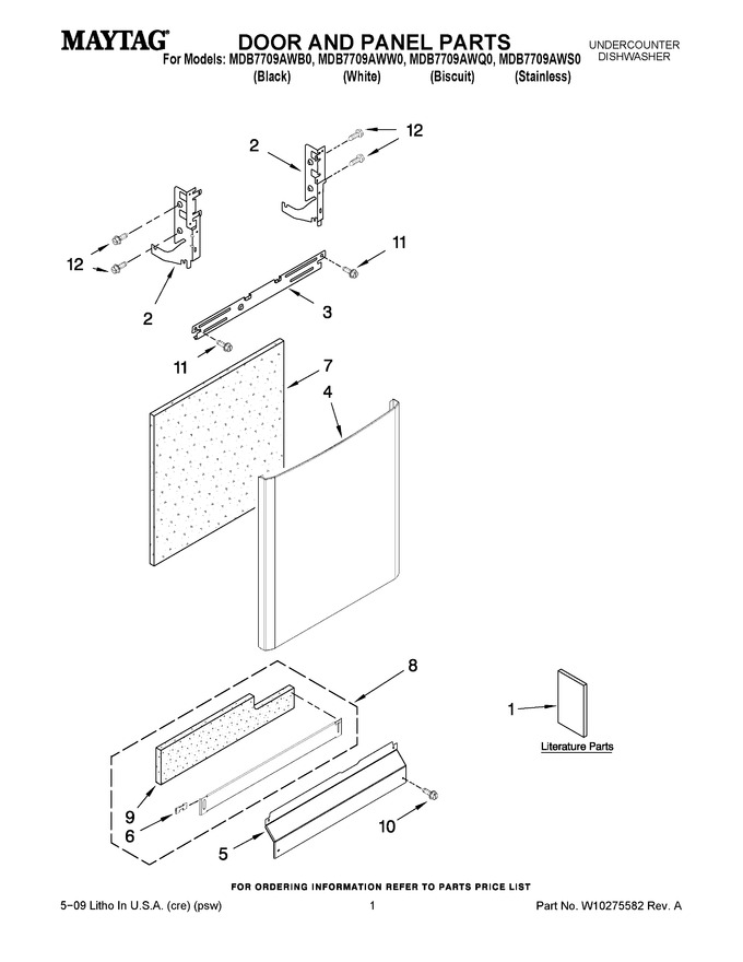 Diagram for MDB7709AWW0