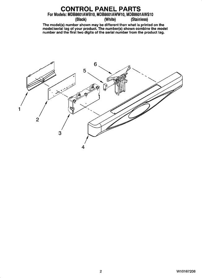 Diagram for MDB8601AWB10