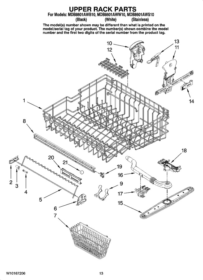 Diagram for MDB8601AWB10